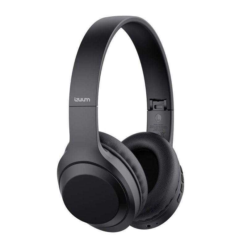 Aud fonos bluetooth on ear Izuum Black Beat 2 micr fono