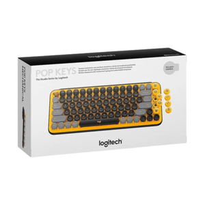 Teclado Inalambrico Logitech Pop Key Bluetooth Amarillo