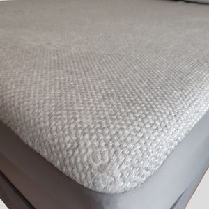 Protector de Colchón Impermeable HYPNO Cuna de Bambú Gris