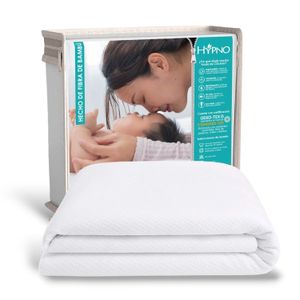 Funda de Colchón Impermeable HYPNO 2 Plazas de Bambú Con Cierre en L