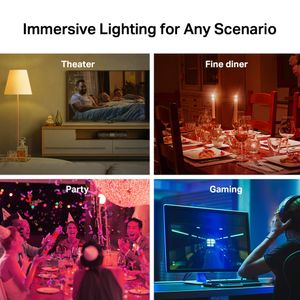 Foco TP-Link Tapo L530E (4Pack) Smart Wi-Fi Light Bulb Multicolor