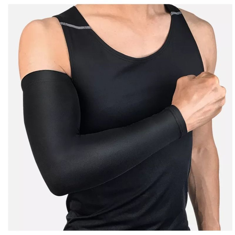 Mangas para brazos con protección UV. Color Negro. – Pincheira Motos