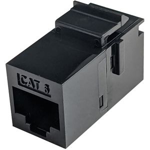 Acoplador Keystone Rj45 Utp Cat6 Simply45 Negro