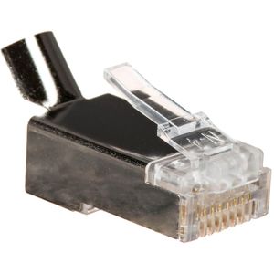 Conectores Blindados Platinum Tools Rj 45 Cat6A 10 Gig con Forros 50 Piezas Empaque en Clamshell