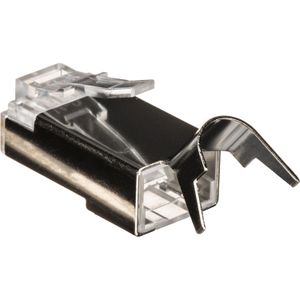 Conectores Blindados Platinum Tools Rj 45 Cat6A 10 Gig con Liners 25 Unidades