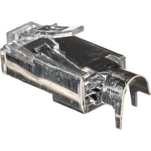 Conectores Ez Rj45 Blindados Platinum Tools para Cat5E y Cat6 con Tierra Externa Envase de Frasco