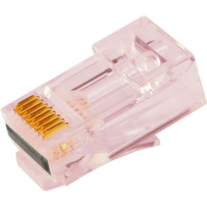 Modular Plug Pass Through sin Blindaje Utp Cat 6 6A Simply45 Proseries Frasco de 100 Piezas