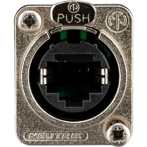 Receptáculo de Paso Rj45 de La Serie Ethercon de Neutrik Ne8Fdp Plata
