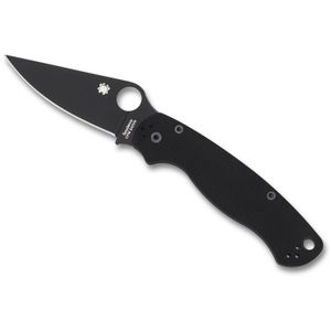 Navaja Plegable Spyderco para Military 2 Hoja Negra Mango Negro