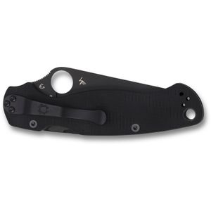 Navaja Plegable Spyderco para Military 2 Hoja Negra Mango Negro