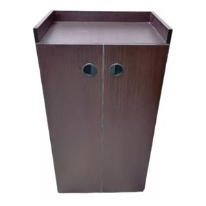 Zapatera Organizador de zapatos de Melamina Tipo Ropero Asturias Caoba Marron