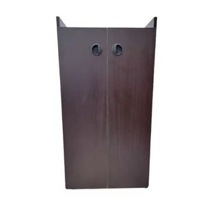 Zapatera Organizador de zapatos de Melamina Tipo Ropero Asturias Caoba Marron