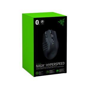 Mouse Gamer Razer Naga V2 Hyperspeed Mmo 30K Dpi 19 Buttons Wireless Black