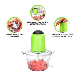 Picatodo de Alimentos Rallador Multiuso 2L Verde