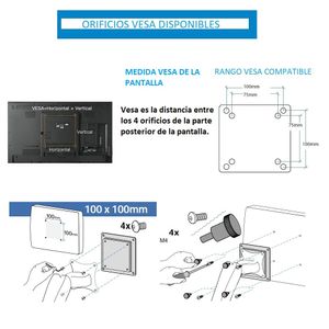 Expo Rack GS1327 Soporte Rack Móvil de Escritorio para Monitor 13-32 Pulgadas Gas Spring