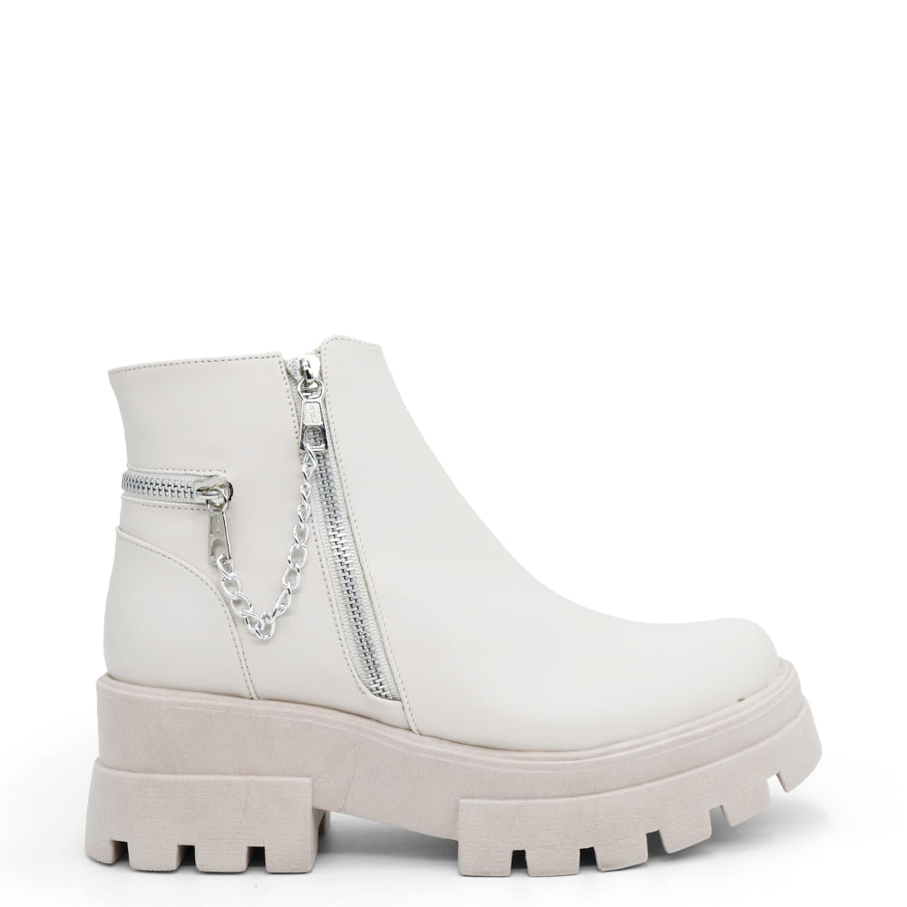 Botines de mujer online blancos