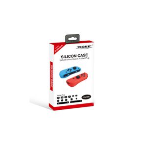 Kit Protector Dobe Silicona Para Joy Con N-switch + Antipolvo Ryc