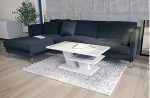 Mesa de Centro Elegante Lola color Blanco TU MESITA