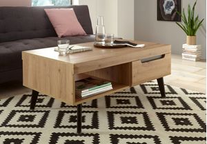 Mesa de Centro 1 cajón Apolo color Duna TU MESITA