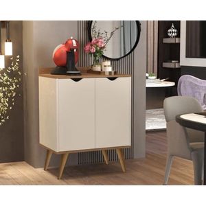 Moderna Alacena para cocina 2 puertas Barbara Color Blanco/Duna TU MESITA
