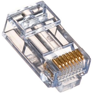 Conectores Platinum Tools Ez Rj45 Cat6 Empaque en Blíster 10 Piezas