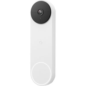 Kit Google Video Doorbell Batería Blanco y Nest Hub 2Da Generación Tiza