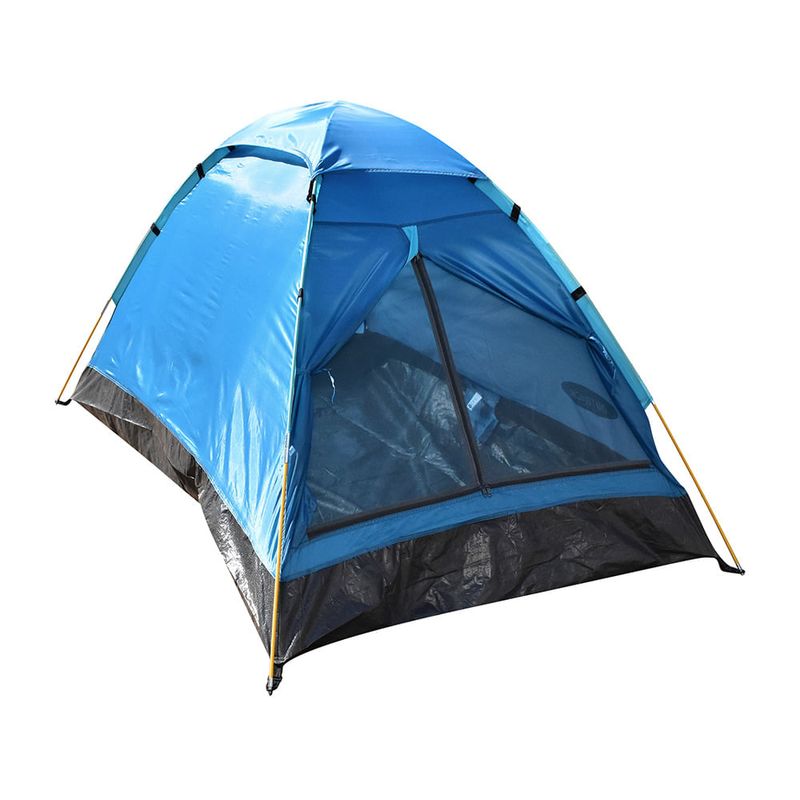Carpa Tienda para Acampar Camping Azul Senderismo hasta para 2 Personas -  Promart