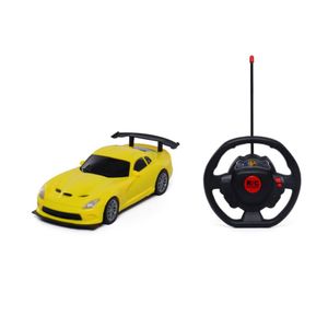Auto A Control Remoto Amarillo Motor Xtreme Con Sensor De Gravedad Y Luces Escala 1:20