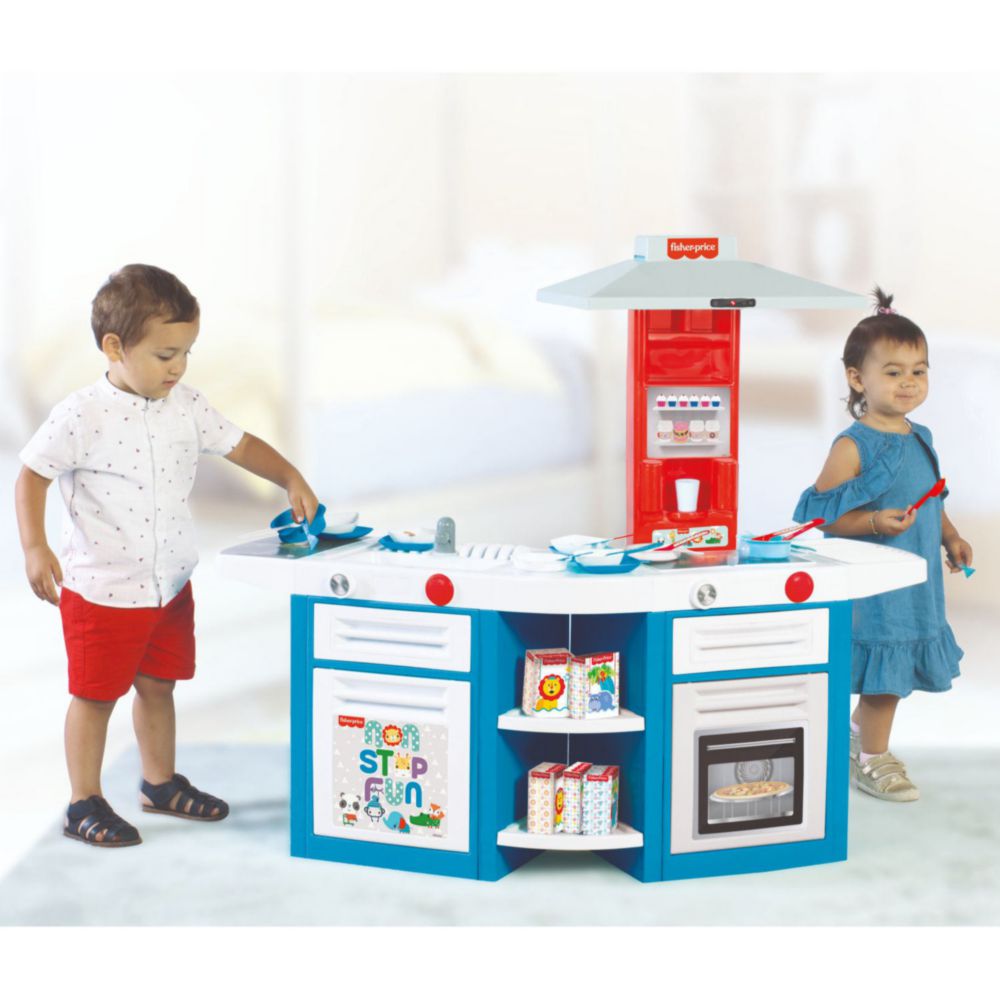 Cocina Para Ninos Fisher Price Set Doble Real Plaza