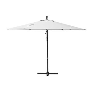 Sombrilla Terraza Lateral Polar Hexagonal 290cm Blanco
