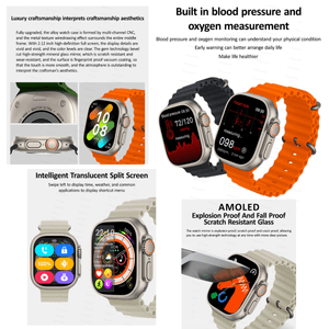 Smartwatch Hk8 Pro Max Rosado Amoled 470mAh