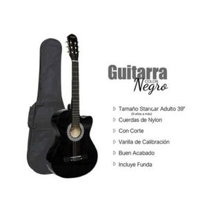 Guitarra Acústica Nylon Negra