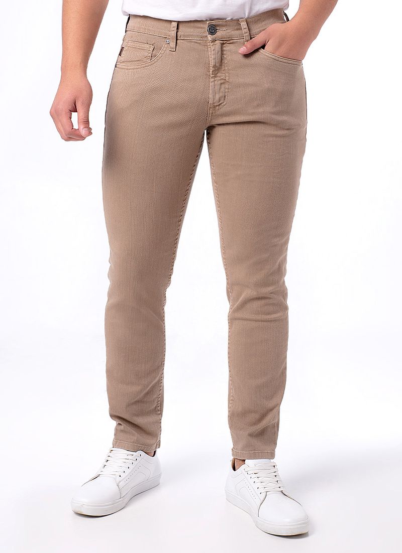 Pantalones en dril discount strech