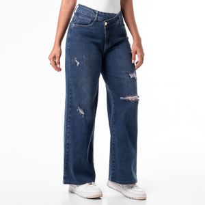 Pantalon Moda Denim Stretch Mujer Sasa.