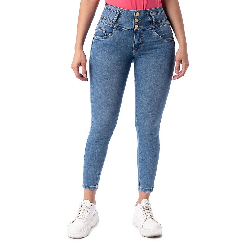 Pantalon Moda Denim Stretch Mujer Zenobia Real Plaza