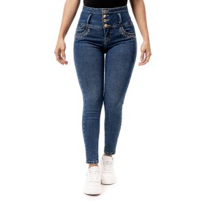 Pantalon Moda Denim Stretch Mujer Sandyh