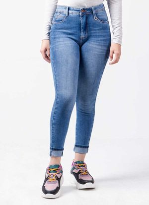 Pantalon Moda Denim Stretch Mujer Rebekha