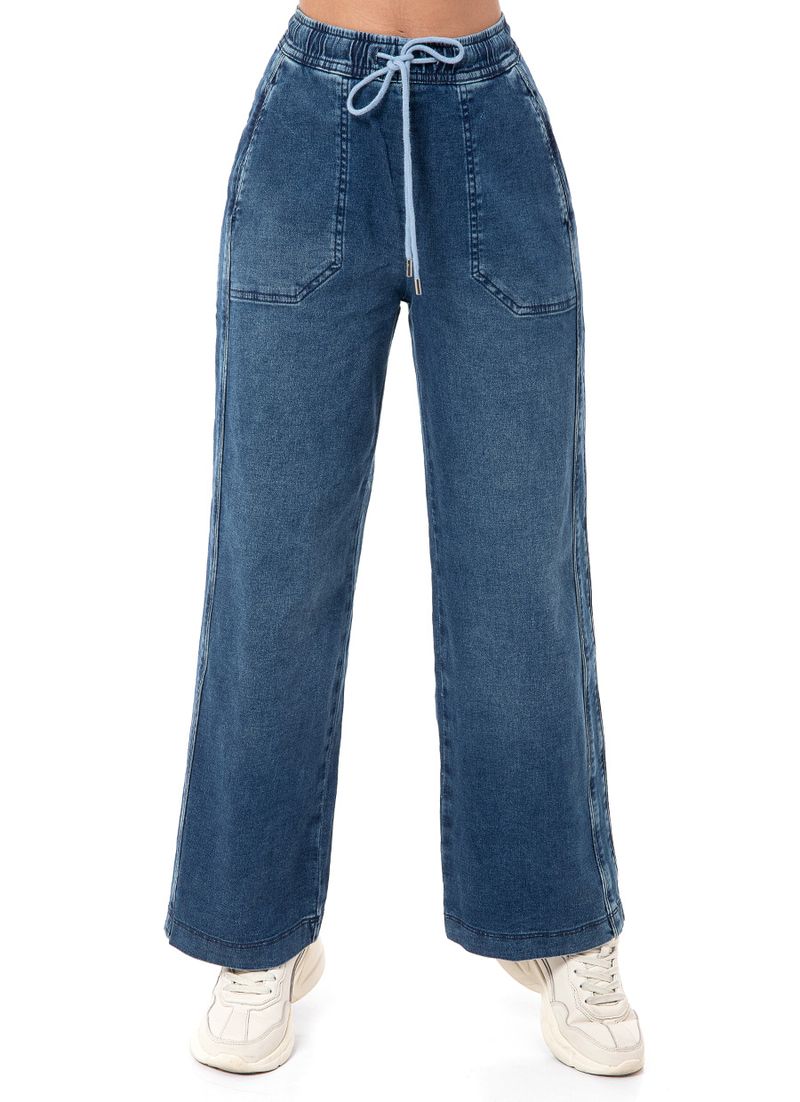 Pantalon Moda Denim Stretch Mujer Meetdan