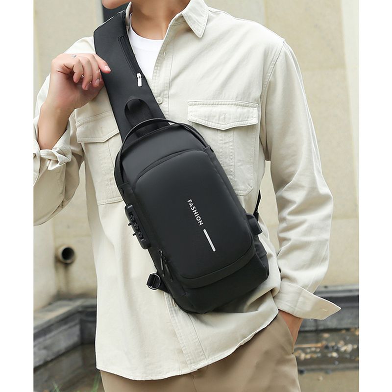 Morral Bandolera Hombre Mochila Cruzada Ecocuero