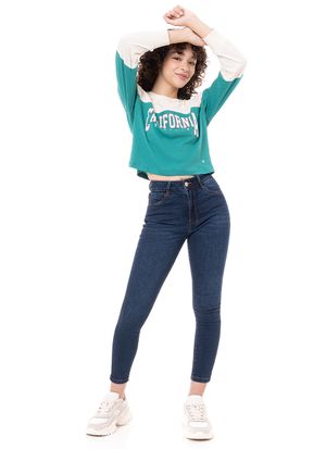 Pantalon Clasico Denim Stretch Mujer Ingrid