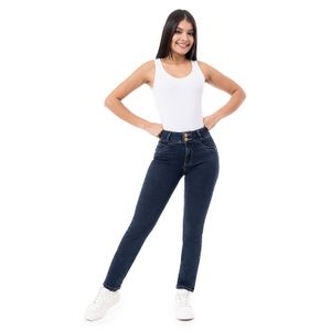 Pantalon Clasico Denim Stretch Mujer Larissa