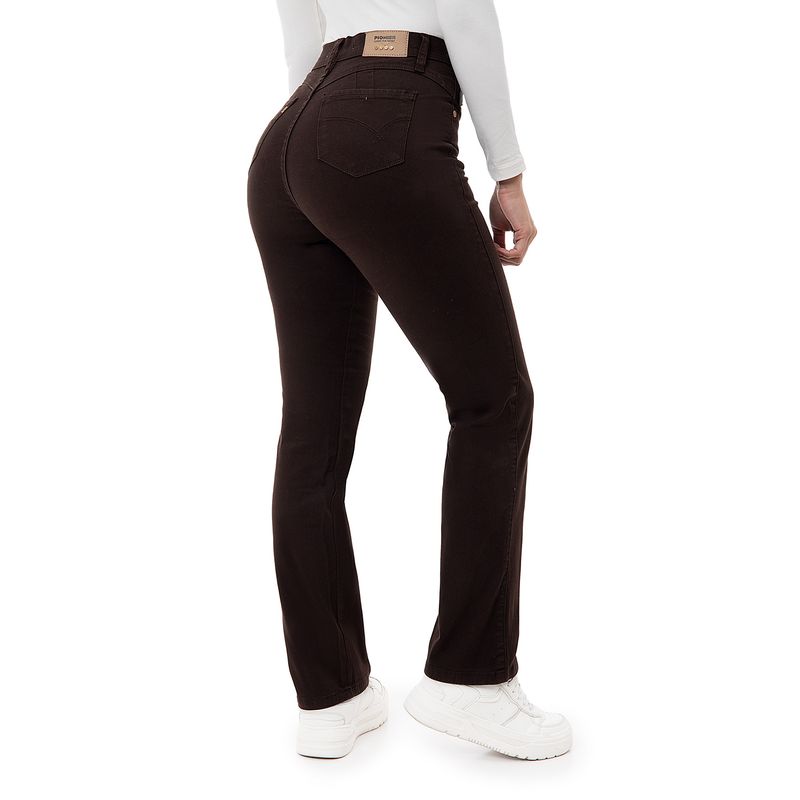 Pantalon Clasico Denim Stretch Mujer Diana Dark Apple 26 I Oechsle