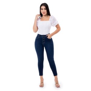 Pantalon Moda Denim Stretch Mujer Farli