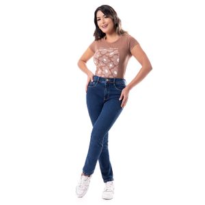 Pantalon Clasico Denim Stretch Mujer Rafaela