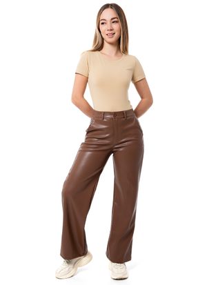 Pantalon Moda Cuerina Mujer Idira