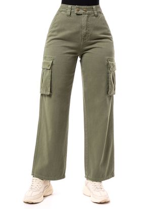 Pantalon Cargo Bull Denim Mujer Garmint