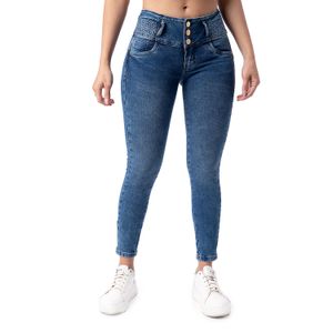 Pantalon Moda Denim Stretch Mujer Bianet