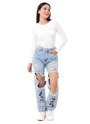 Pantalon Moda Denim Mujer Sabrina_Disney