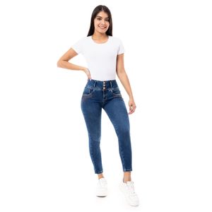 Pantalon Moda Denim Stretch Mujer Adlin