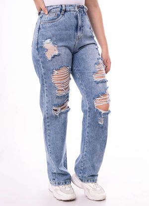 Pantalon Moda Denim Mujer Nicolaya
